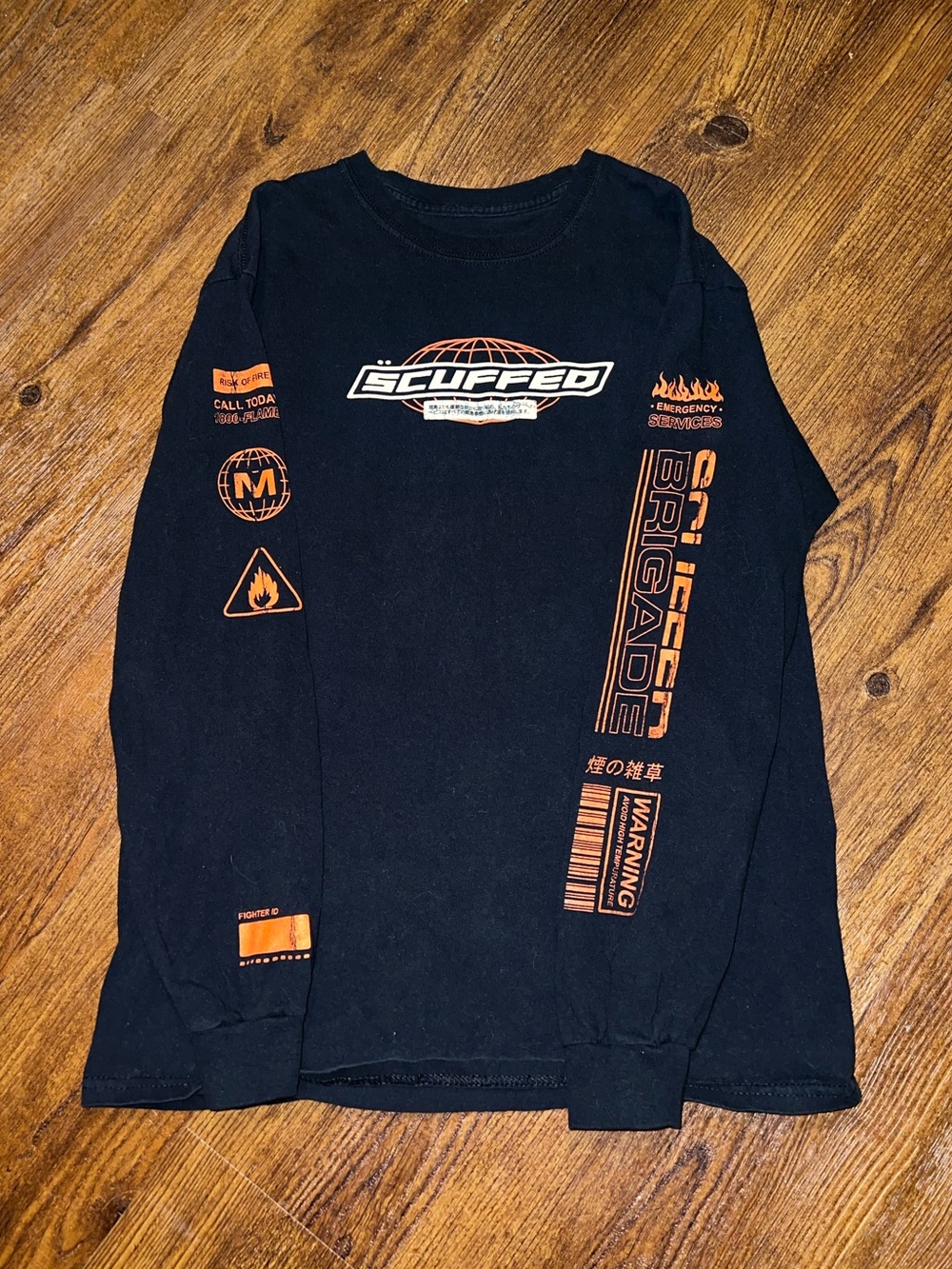 Misfits x Streetwear Scuffed Fire & Rescue Limited Edition Graphic Shirt Size M